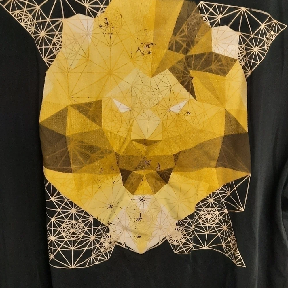 Nike Lebron James Basketball Lion Dri Fit Men's Shirt Large